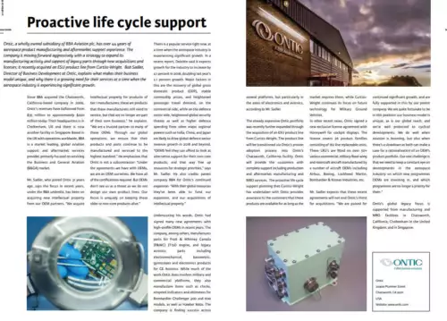 Proactive life cycle support - Ontic News