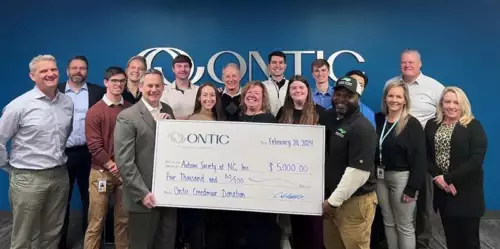 ONTIC DONATES TO THE AUTISM SOCIETY OF NORTH CAROLINA GRANVILLE COUNTY - Ontic News